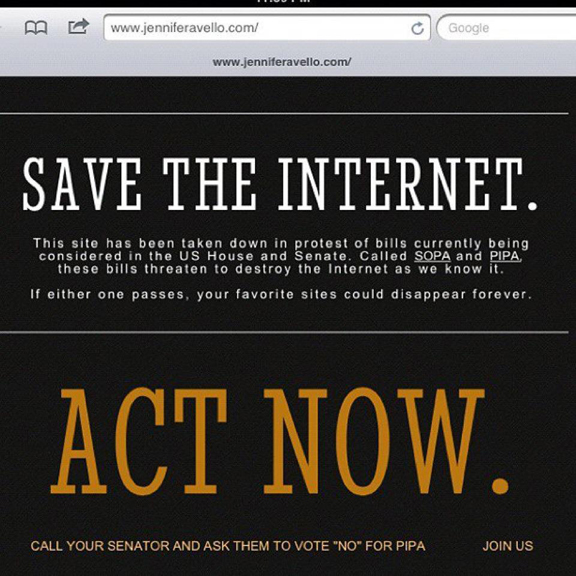 Save The Internet Protest