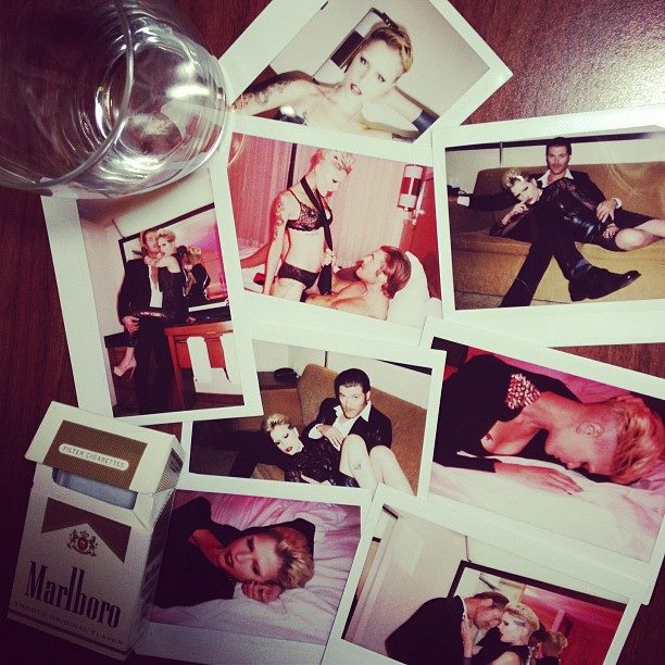 Behind The Scenes Polaroids