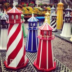 Colored light houses