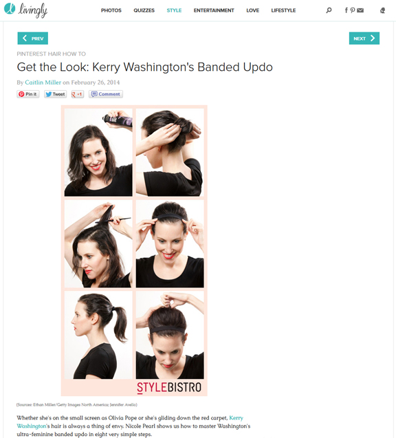 How to tutorial for kerry Washington Hair
