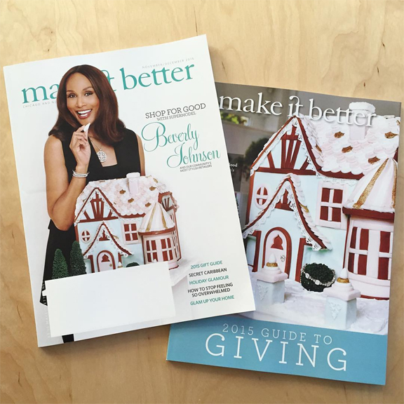 Make It Better Magazine Nov/Dec 2015 Cover and 2015 guide to giving cover 