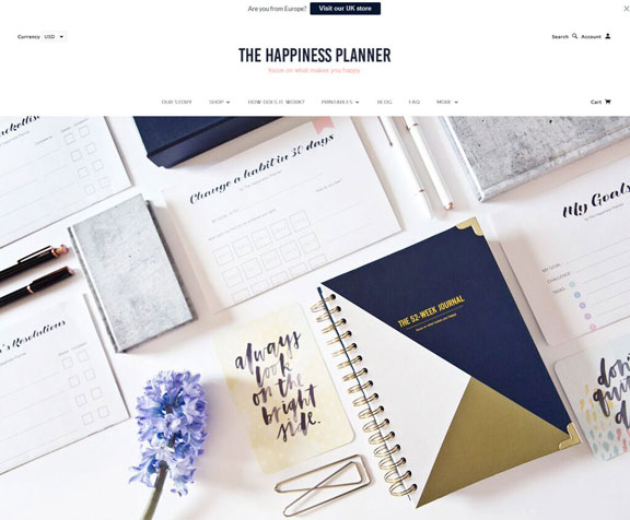 The Happiness Planner HomePage
