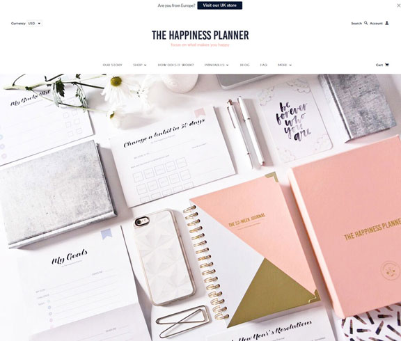 The Happiness Planner HomePage