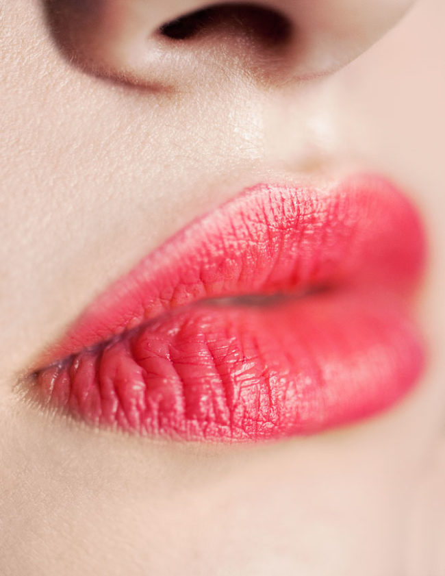 Macro Beauty Image of Lips