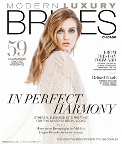 Modern Luxury Brides Chicago June 2016 Cover