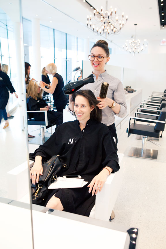 Getting Hair Done at Salon