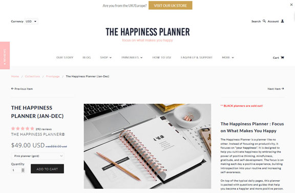 The Happiness Planner, 2017 Planner