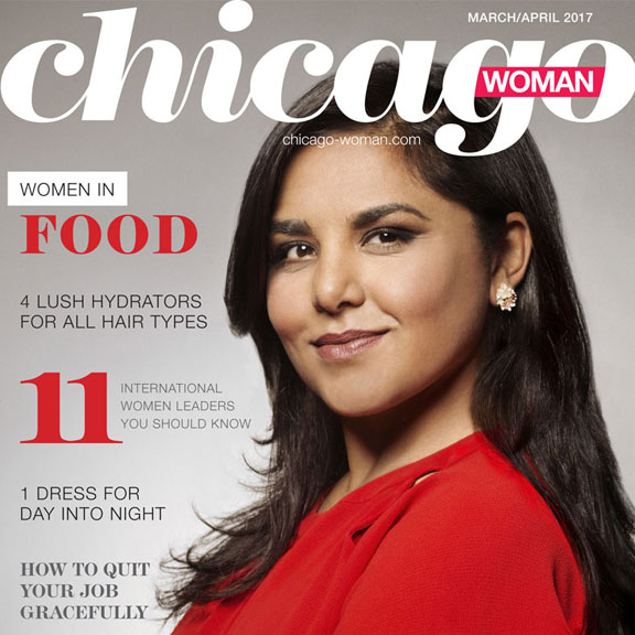 Chicago Woman March/April Cover with Alpana Singh
