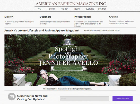 Jennifer Avello interview with American Fashion Magazine