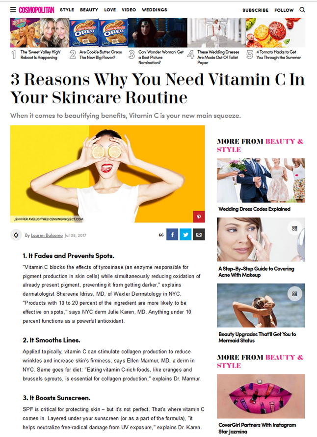 why your skin needs vitamin C