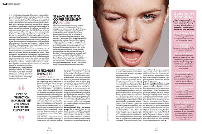 Girl Winking in Elle France