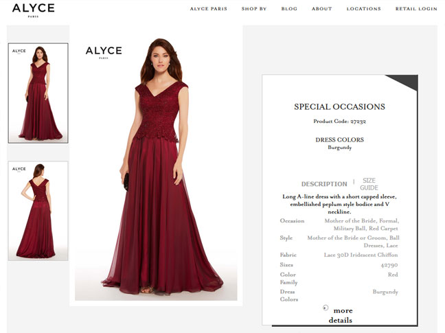 Alyce Paris Special Occasion Dress 