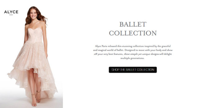 Alyce Paris Ballet Collection