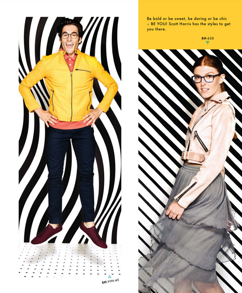 Scott Harris OP ART Ad Campaign in 20/20 Mag