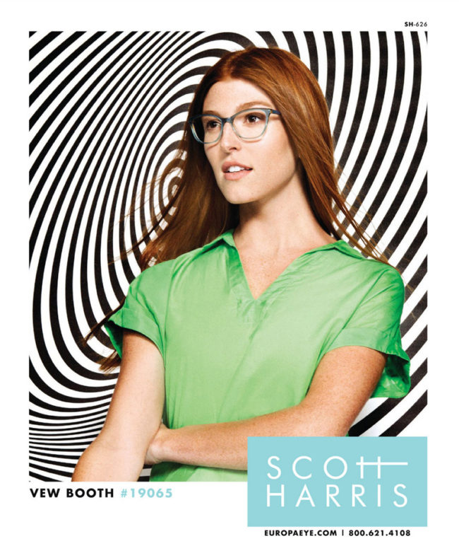 Scott Harris Eyewear OP Art Ad