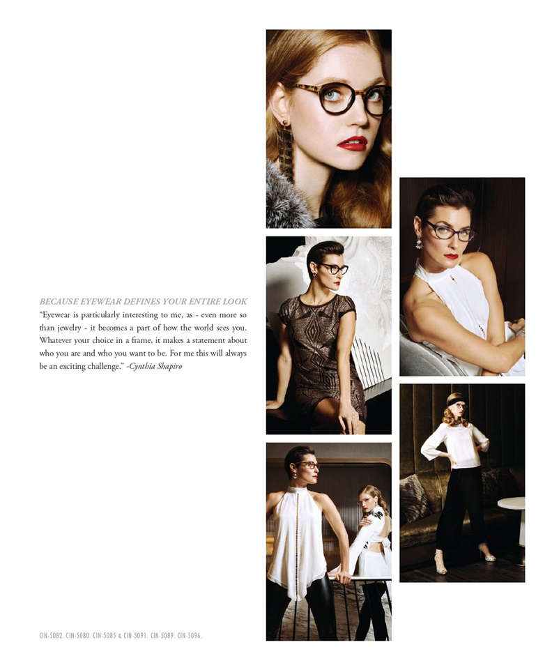 Cinzia for Europa Eyewear Ad