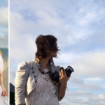 Photographer behind the scenes