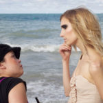 Beach photoshoot behind the scenes