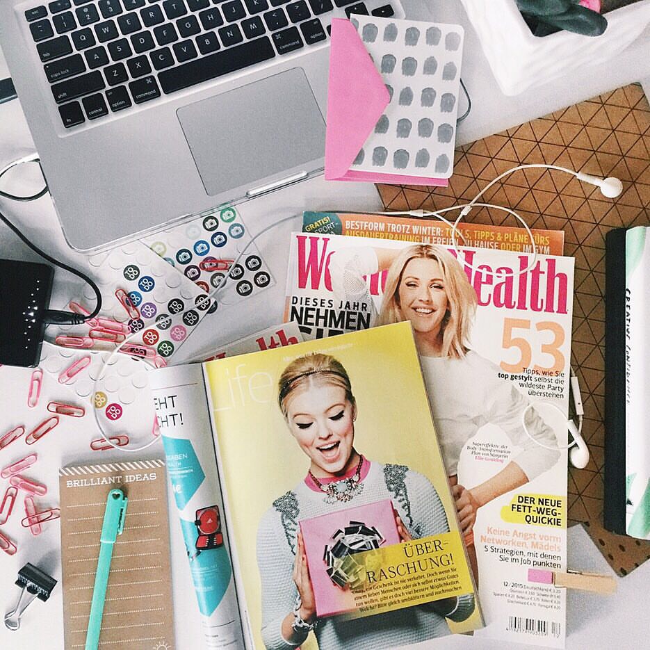 Girl holding a pink gift in womens health