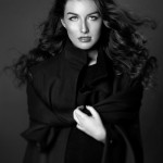 black and white portrait