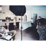 Photoshoot behind the scenes