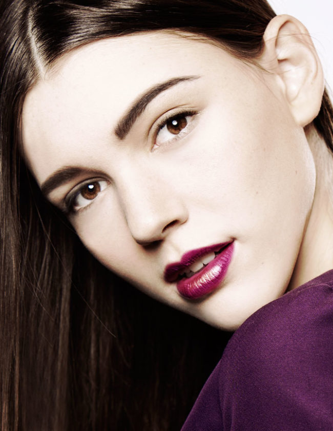 Close up beauty portrait